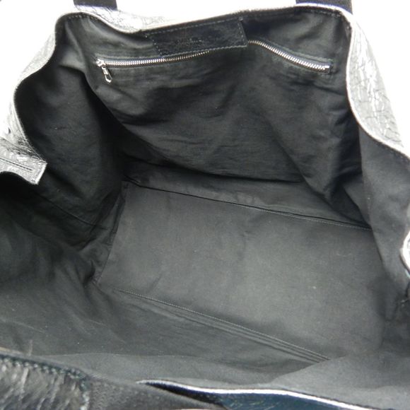 Balenciaga Navy Cabas Lambskin Black Tote Bag - Picture 6 of 7